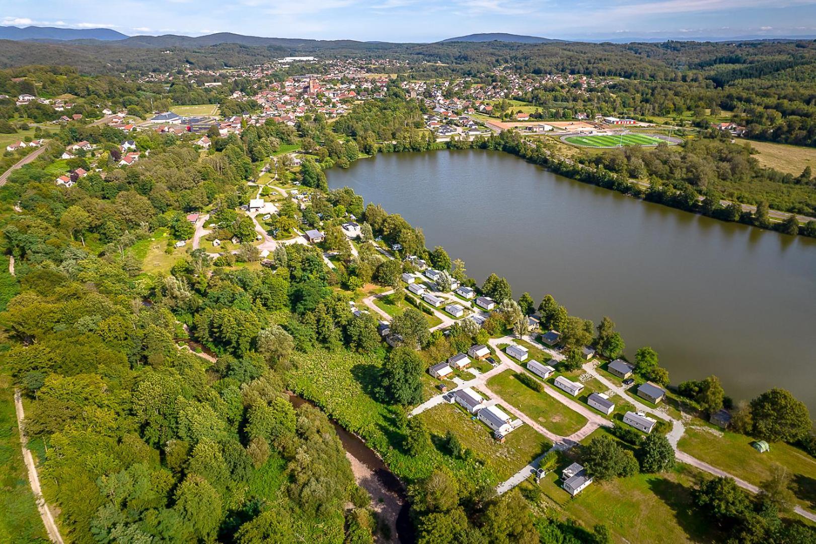 Camping Les Ballastieres - Vosges Du Sud Champagney Exteriör bild