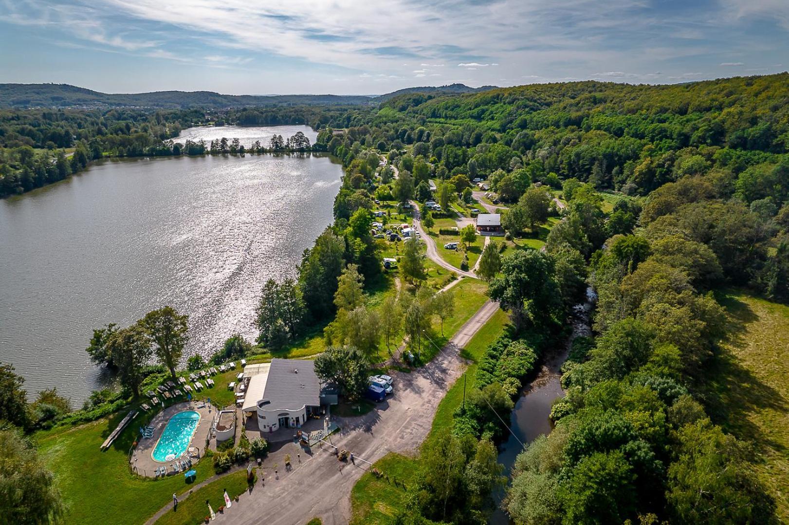 Camping Les Ballastieres - Vosges Du Sud Champagney Exteriör bild