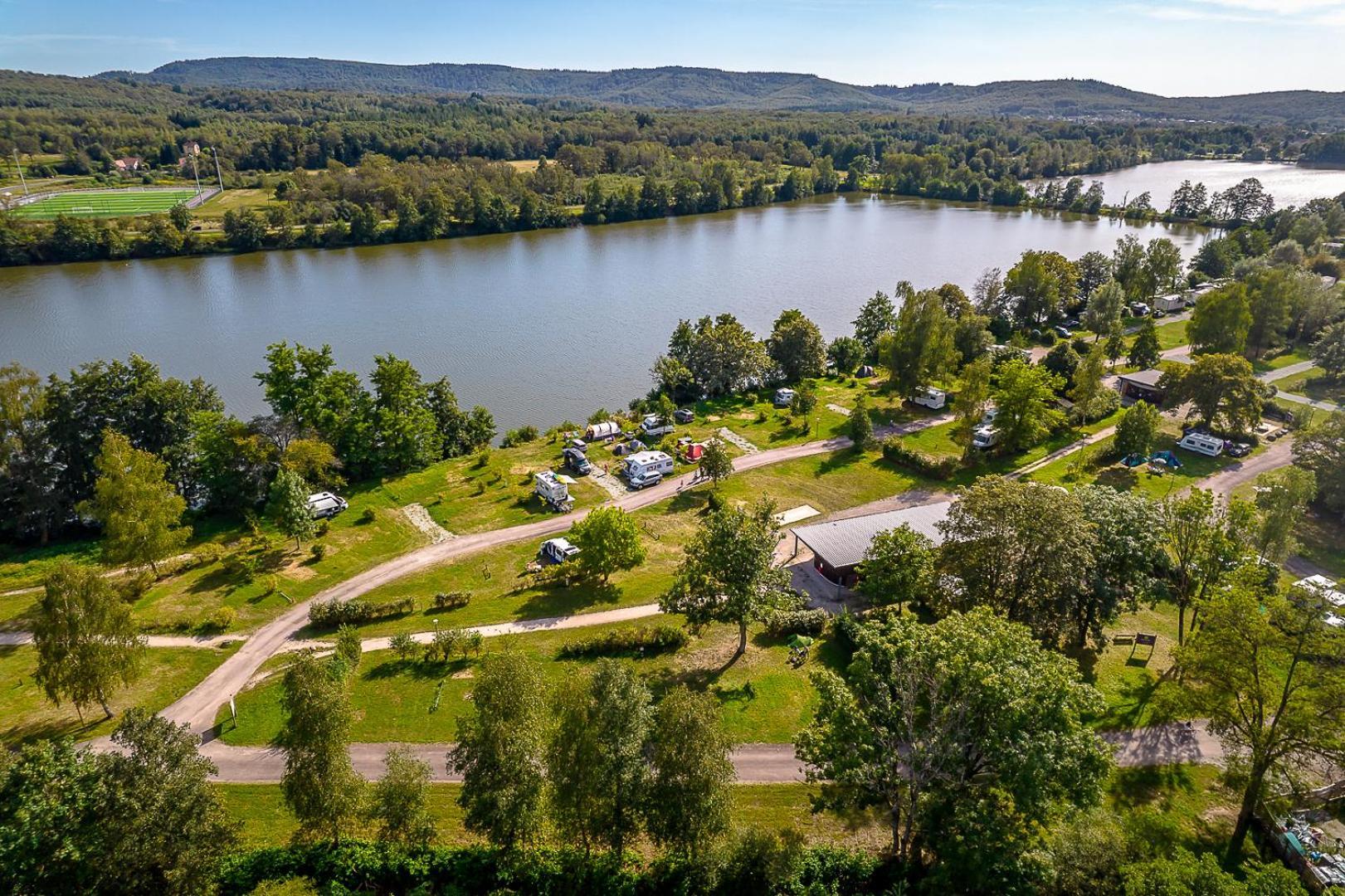 Camping Les Ballastieres - Vosges Du Sud Champagney Exteriör bild